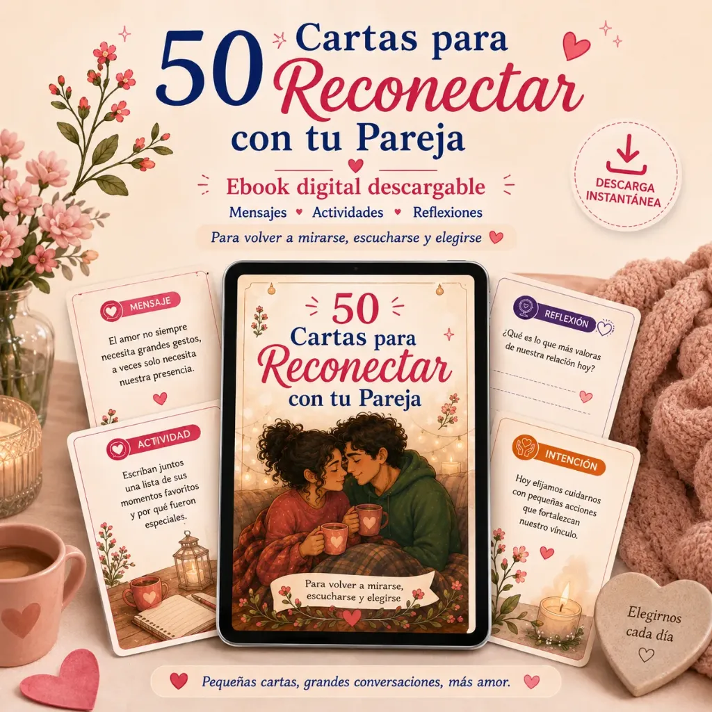 50 Cartas para Reconectar con tu Pareja – Ebook Digital